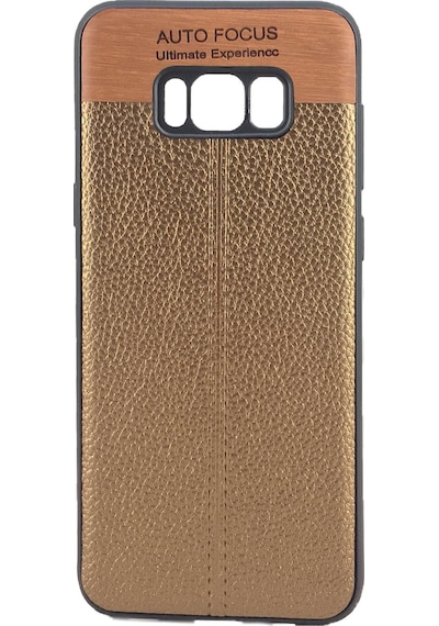 FitCase Samsung S8 Plus (G955) Uyumlu Auto Focus Silikon Arka Kapak Kahverengi