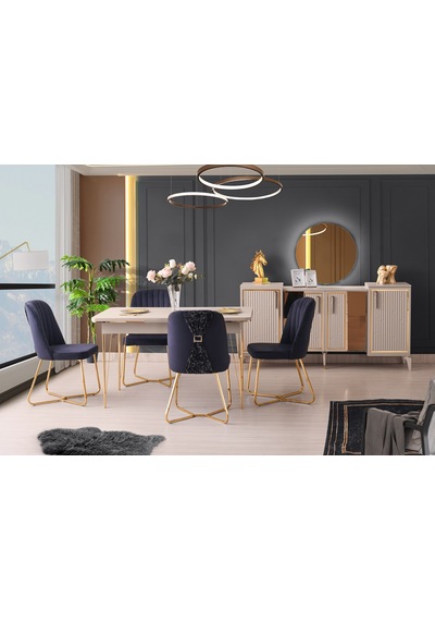 Karizma Mdf Yemek Odası Takımı Kumbeji