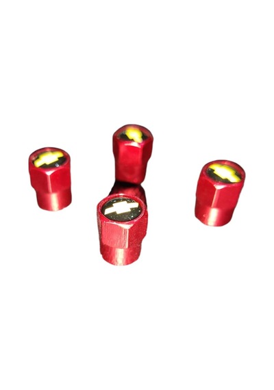 Lastik Sibob Kapak Chevrolet Kırmızı 4 Lü Set Metal Şık