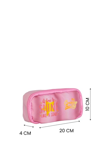 Açık Pembe Star Unisex Çocuk Tek Bölmeli Kalem Çantası