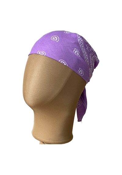 Pamuklu Klasik Desen Unisex Bandana Renkli Bandana Etnik Desenli A Kalite Bandana Lila