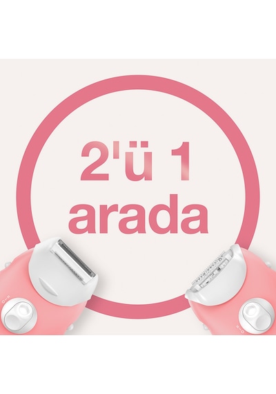 Braun Silk-Epil 3 3277 Smartlight 2 Hız Ayarı Kablolu Epilatör