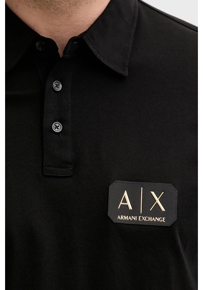 Armani Exchange Erkek Polo Xm002232 Af10364 Uc001 Siyah Siyah