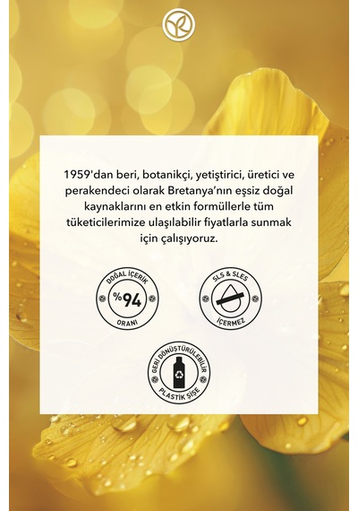 Yves Rocher Besleyici Prebiyotik Şampuan-kuru Saçlar/nutrition-tuzsuz, Sls,sles İçermez , Vegan -300ml