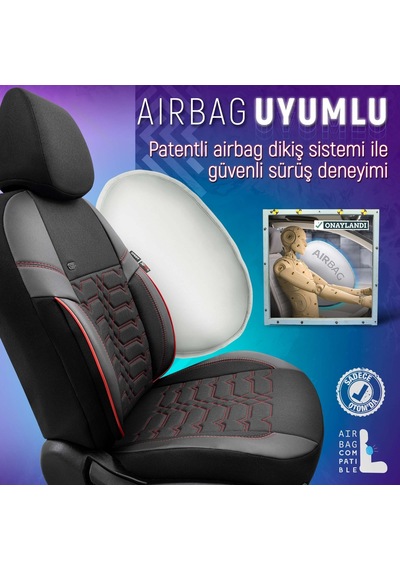 Otom Elegance Design Premium Özel Tasarım Oto Koltuk Kılıfı 553447303