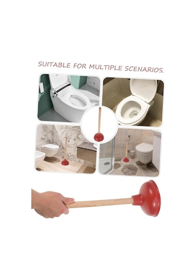 Banyo Klozet Pompası Kaucuk Güçlü Vakum Pompası Tuvalet Lavabo Evye Pisivar Tıkanık Açma