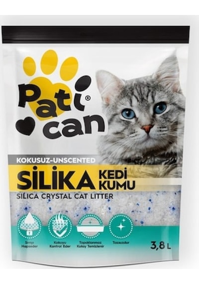 Patican Silika Kristal Kedi Kumu 9 x 3800 ML