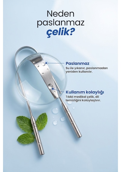Probident Dil Temizleme Aparatı + Dil Sıyırıcı Kese