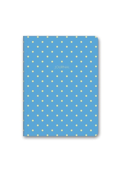 Puantiyeli Mini Defter Çizgili Mavi 14x20 Cm 103 Ivory