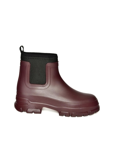 Fox Shoes T858685409 Bordo Kalın Tabanlı Yağmur Botu Bordo-suni Deri Bordo