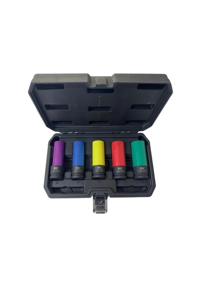 Nt Tools Ndset12c 1/2 Altı Köşe Renkli Uzun Lokma Takımı 5 Parça