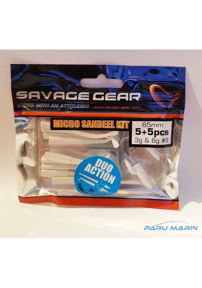 Savage Gear Micro Sandeel 3Gr Ve 6Gr Whıte / Beyaz