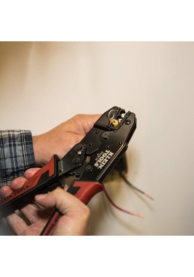Klein Tools Alet Cırcırlı Yalıtımlı Terminal Sıkma Aleti 10 Ila 2