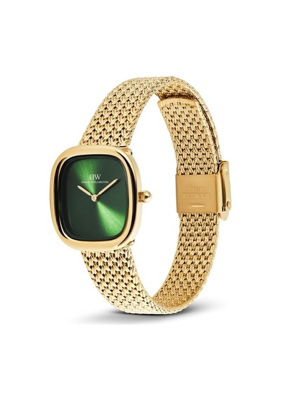 Daniel Wellington Margot Braided Mesh Emerald Gold Dw00600967 Kadın Kol Saati Altın