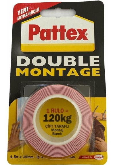 Pattex Double Montage Çift Taraflı Bant 120 Kg