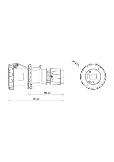 Bemis Cee Norm 5x63a Uzatma Prizi Rs 380v Ip67