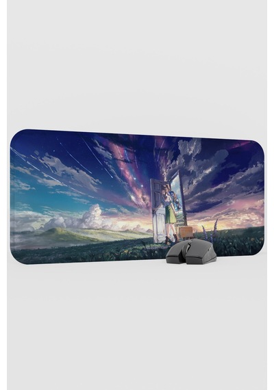 Suzume Anime V4 - 70x30 Xl Gaming Kauçuk Kaymaz Taban Mouse Pad Fare Altlığı