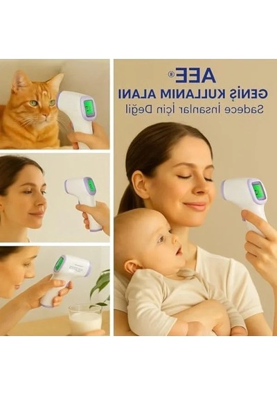 Dijital Temassız Ateş Ölçer, Hafızalı Pilli Model