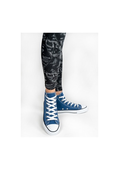 Unisex Keten Spor Ayakkabı Kot Mavi