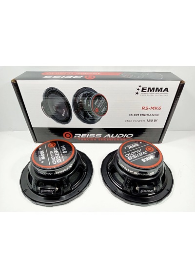 Reiss 16cm Midrange - Reiss 180w Midrange Hoparlör - Reiss Prof Midrange - Reiss Sticker Hediyeli