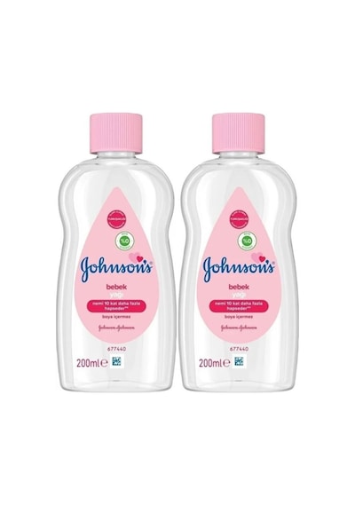 Johnson's Bebek Yağı 200 Ml x 2 Promopack