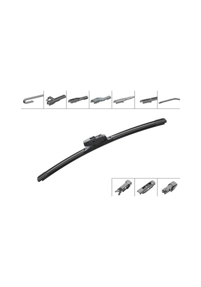 Silecek - 385 - Süpürgesi Aeroeco Muz Tipi 400mm Unıversal 4 - Spt-gld - Aparatlı Ae400