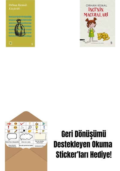 Everest Açıkhava 13 - Küçücük + İnci'nin Maceraları + Okuma Sticker'ları