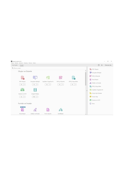 Adobe Acrobat Pro Dc Dijital Lisans Türkçe 1-3 Kullanıcı (546606430)