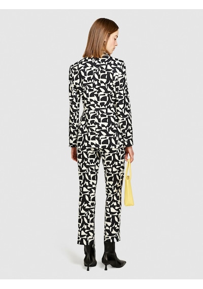 Sisley Tamamı Desenli Dar Kesim Ceket Kadın Pembe Ceket - 324p2olrlw01v