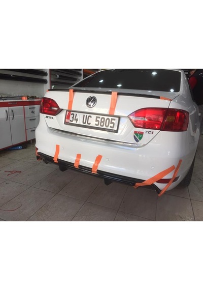 Vw Jetta Mk6 Anatomik Spoyler Boyasız Abs Plastik.Spoiler