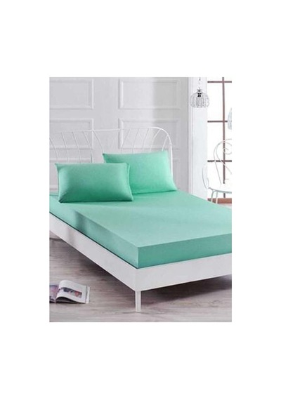 Özdilek Çift Kişilik Çarşaf Fitted Yastıklı Ranforce Trendy Yeşil 160x200 Diğer