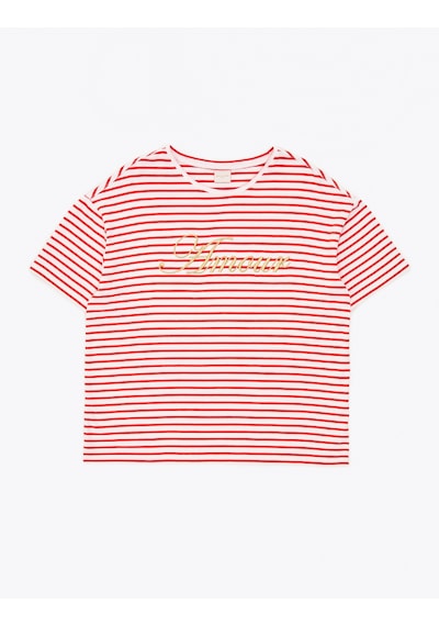 Pierre Cardin Kadın Kırmızı Tişört 50319855-vr030