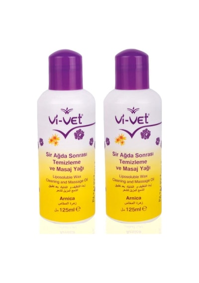 Vi-Vet Arnica Sir Ağda Sonrası Temizleme ve Masaj Yağı 125 ML x 2
