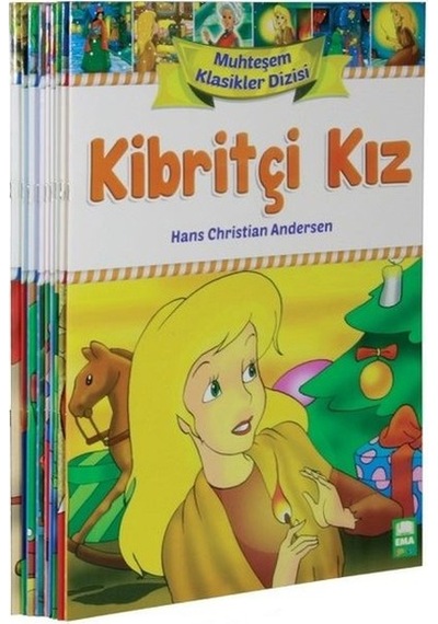 Muhteşem Klasikler Dizisi-10 Kitap Takım - Hans Christian Andersen -  Grimm Kardeşler - Ema Çocuk