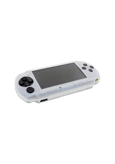 Psp 2000/3000 Silikon Koruyucu Kılıf Psp 2000/3000 Uyumlu Beyaz