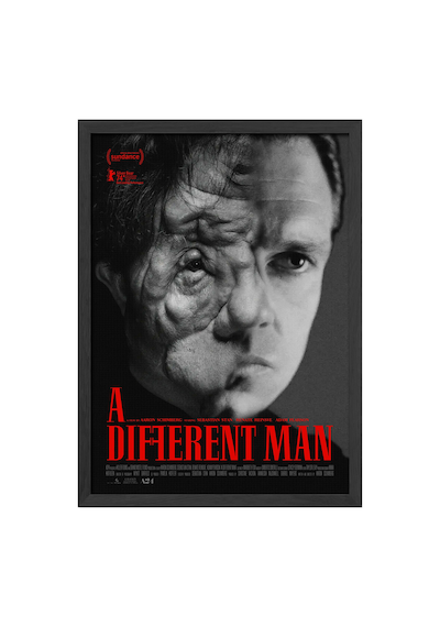 A Different Man Siyah Ahşap Çerçeveli Poster, Dekoratif Film Duvar Tablosu