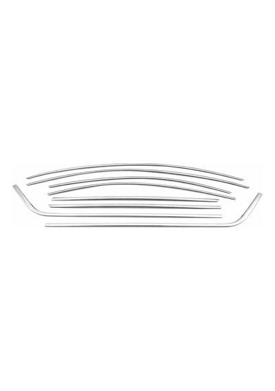 Skoda Uyumlu Octavia A7 2013-2019 Cam Çerçevesi Paslanmaz Çelik
