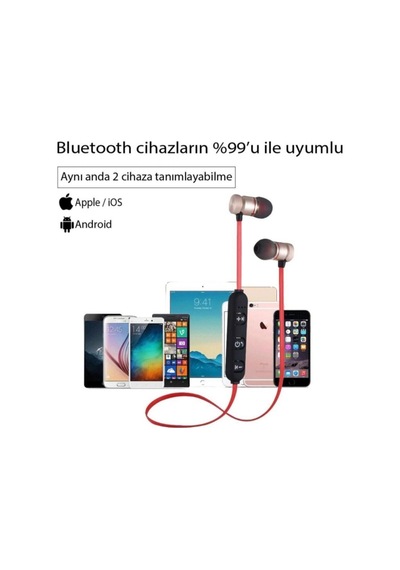 Polygold Manyetik Sports Bluetooth Mikrofonlu Kulaklık Pg-6757 Diğer