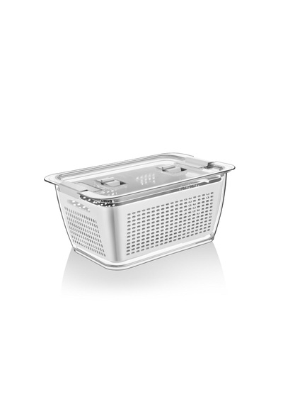 2.50 Litre Organizer Sebze Meyve Buzdolabı İçi Düzenleyici Beyaz Ma207-b 1 Adet