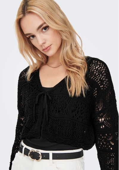 Only Kadın Triko Crop Hırka - 15257604 001