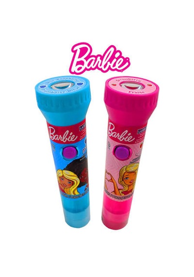 Barbie Laser Pops Işıklı Çilek Aromalı Lolipop Şeker 1 Adet
