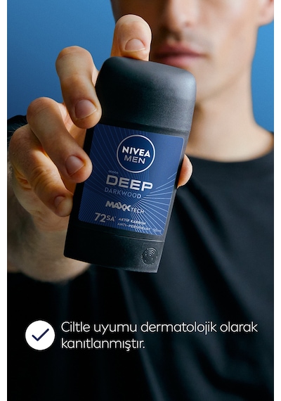 NIVEA Deep Dimension 72 Saat Erkek Stick Deodorant 50 ML