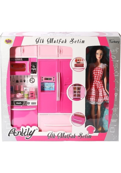 02318 Anlily Bebekli Mutfak Dolabı Oyun Seti