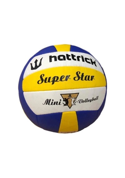 Hattrıck Superstar Mını Voleybol Topu Sarı Lacivert Beyaz Lacivert Beyaz Lacivert - Beyaz