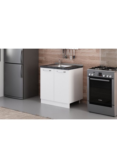 Minar 80 Cm Mutfak Dolabı Beyaz 80-b1-alt Modül