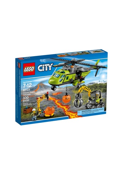 LEGO City 60123 Volcano Supply Helicopter 330 Parça