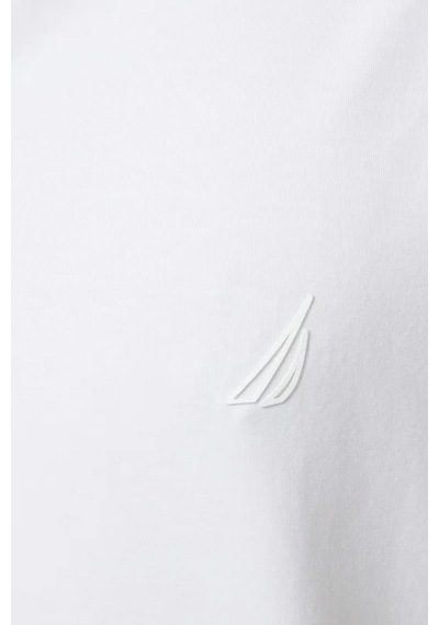 Nautica Erkek Beyaz Regular Fit T-shirt-14582