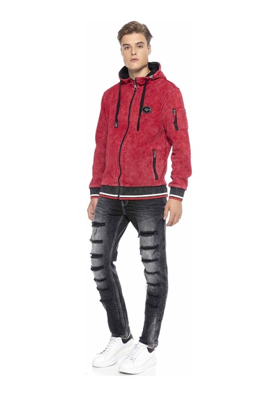 Cipo & Baxx Cl418 Sporty Men Sweatshirt Kırmızı