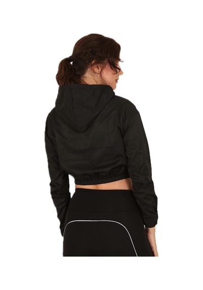 Scorp Alice Crop Kapüşonlu Kadın Sweatshirt Siyah