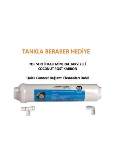 Aura Cebilon Uyumlu Su Arıtma Tankı Çelik 12 Litrensf Onaylı Filt Aura Cebilon Uyumlu Su Arıtma Tankı Çelik 12 Litrensf Onaylı Filt